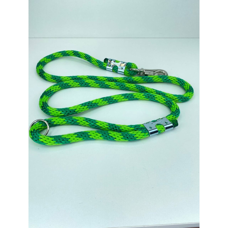 EXCLUSIVE CHROME BULL ROPE LEAD 180CM/16MM