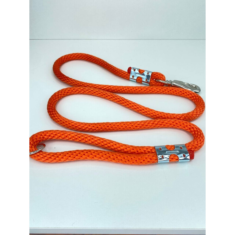 EXCLUSIVE CHROME BULL ROPE LEAD 180CM/16MM