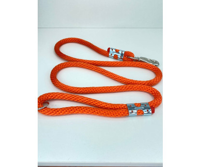 EXCLUSIVE CHROME BULL ROPE LEAD 180CM/16MM