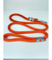 EXCLUSIVE CHROME BULL ROPE LEAD 180CM/16MM