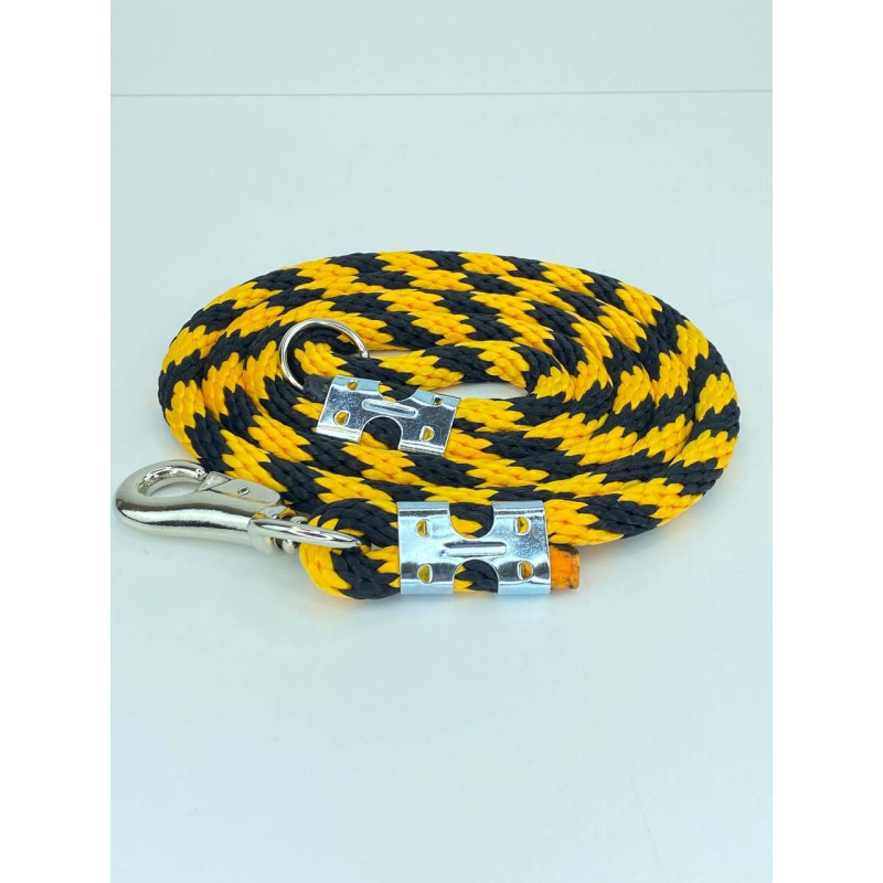 EXCLUSIVE CHROME BULL ROPE LEAD 180CM/16MM
