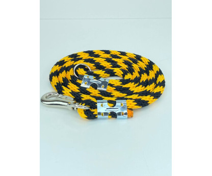 EXCLUSIVE CHROME BULL ROPE LEAD 180CM/16MM