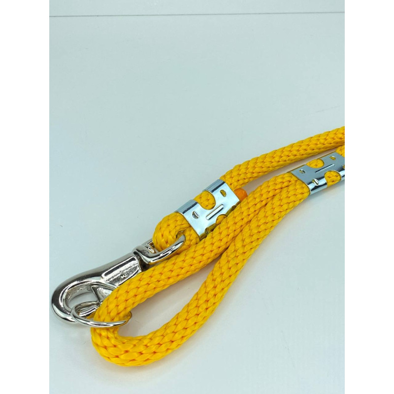 EXCLUSIVE CHROME BULL ROPE LEAD 180CM/16MM