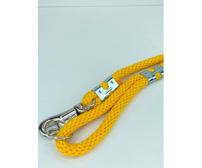 EXCLUSIVE CHROME BULL ROPE LEAD 180CM/16MM