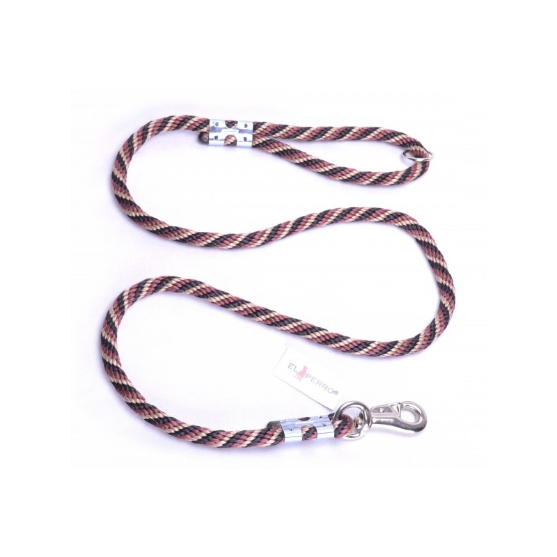 EXCLUSIVE CHROME BULL ROPE LEAD 180CM/16MM