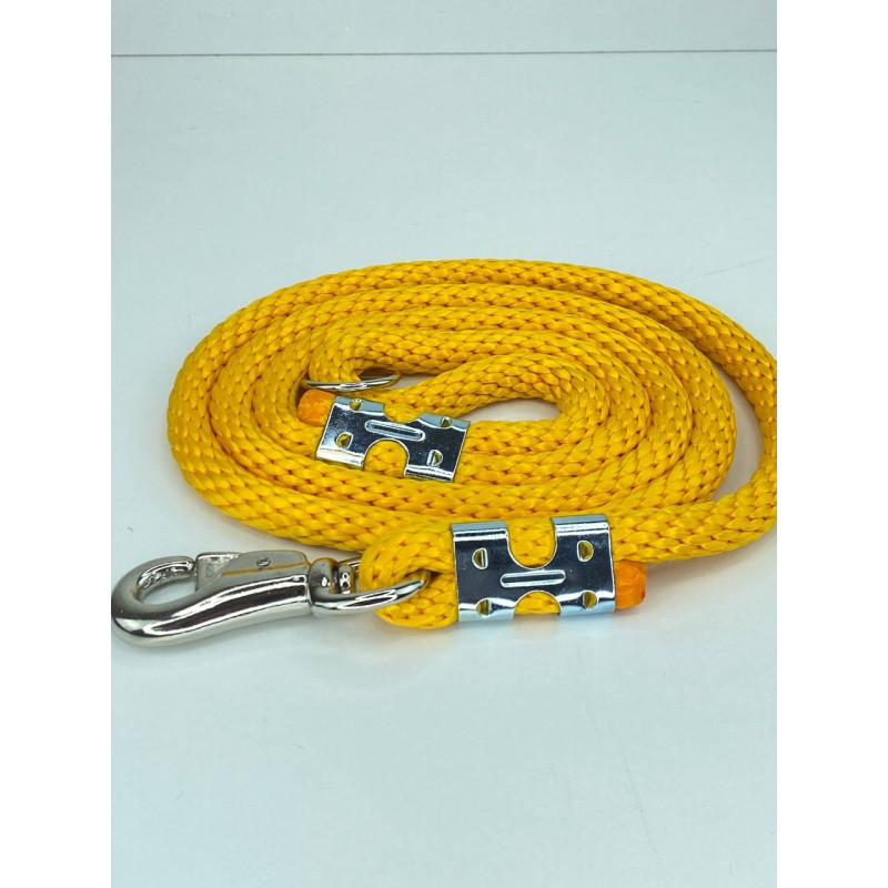 EXCLUSIVE CHROME BULL ROPE LEAD 180CM/16MM