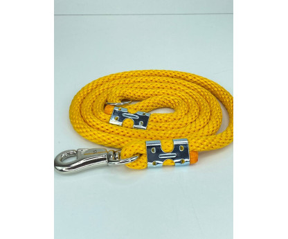 EXCLUSIVE CHROME BULL ROPE LEAD 180CM/16MM