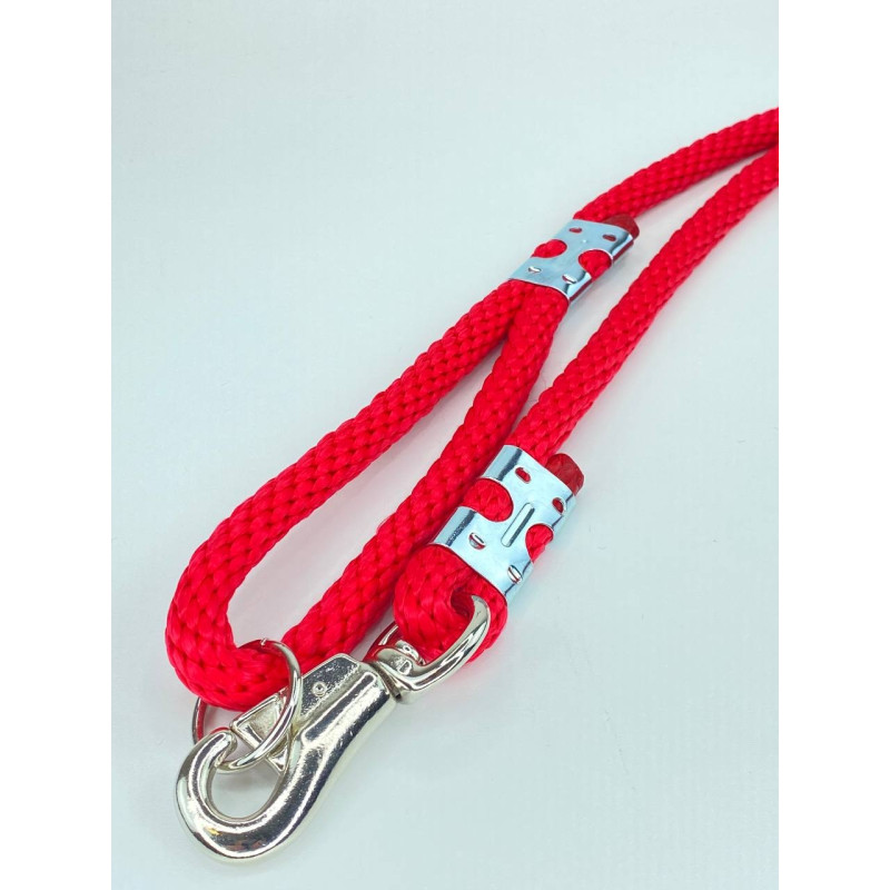 EXCLUSIVE CHROME BULL ROPE LEAD 180CM/16MM
