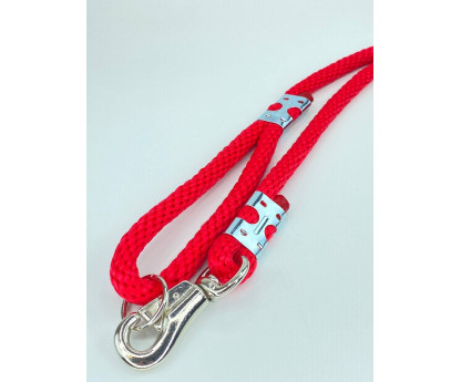 EXCLUSIVE CHROME BULL ROPE LEAD 180CM/16MM