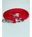 EXCLUSIVE CHROME BULL ROPE LEAD 180CM/16MM