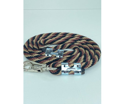 EXCLUSIVE CHROME BULL ROPE LEAD 180CM/16MM