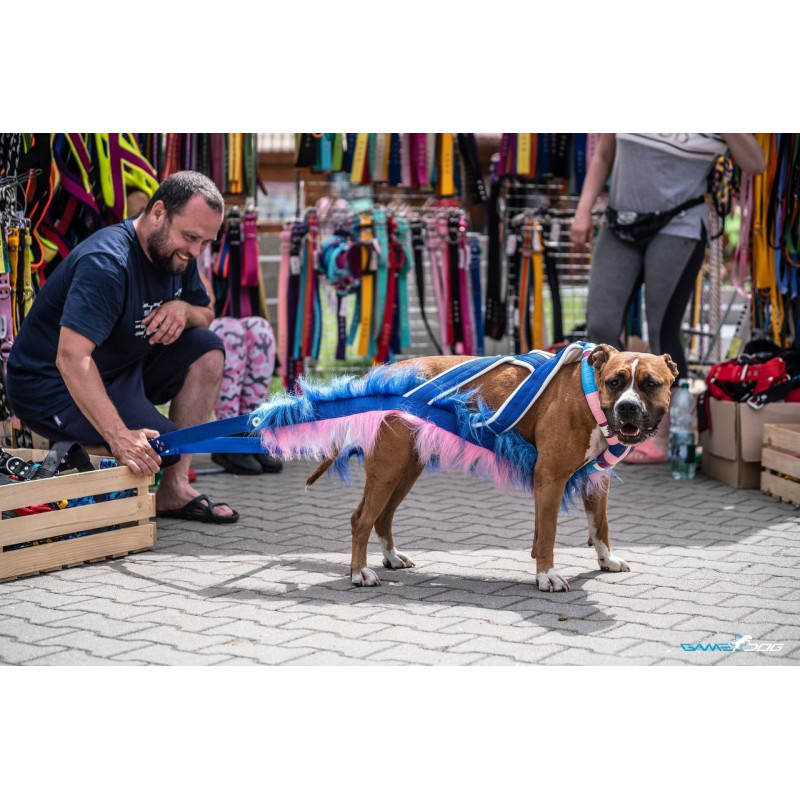 Szelki WEIGHT PULLING AIR X-BACK long fur/ animal