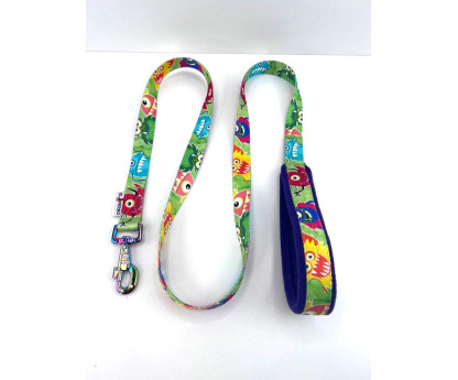Smycz FLEECE COMFORT FUNNY COLECTION2.5 cm