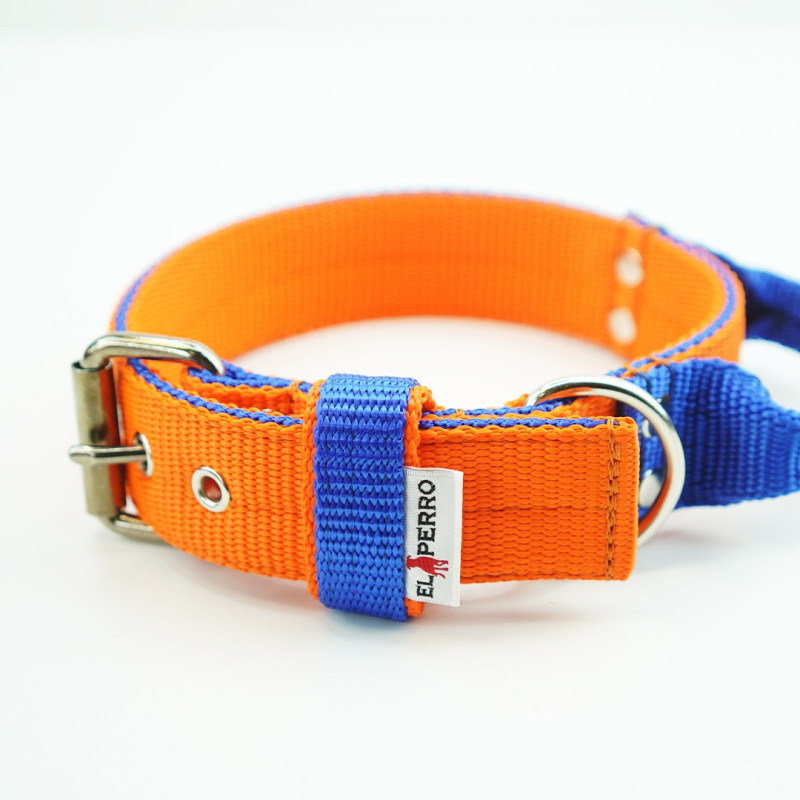 Collar SAFE GRIP Double Color 4 cm