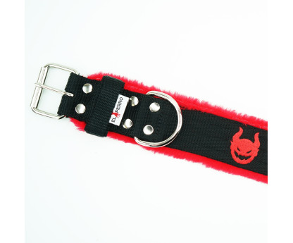 Obroża z futrem FUR COMFORT 5 cm
