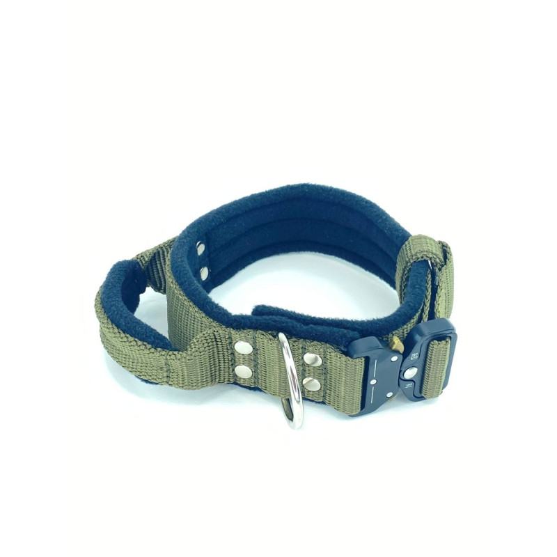 Obroża EXTREME z rączką i polarem 4 cm