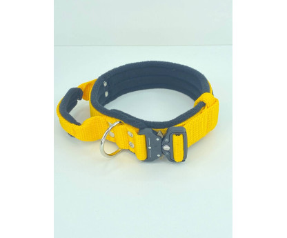 Obroża EXTREME z rączką i polarem 4 cm