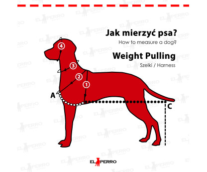Szelki WEIGHT PULLING AIR X-BACK short fur