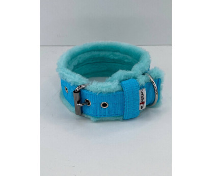 Obroża z futrem FUR COMFORT 4 cm