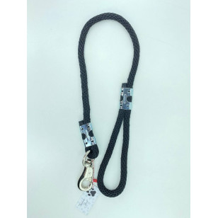 EXCLUSIVE CHROME BULL SHORT ROPE LEAD 80CM/16MM