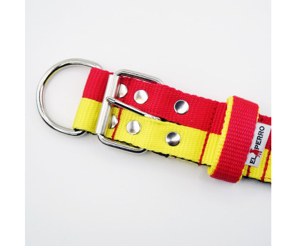 Obroża JUICY TRIPLE KENNEL Double Color  4 cm