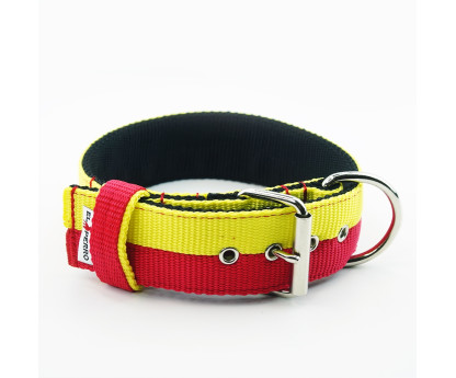 Obroża JUICY TRIPLE KENNEL Double Color  4 cm