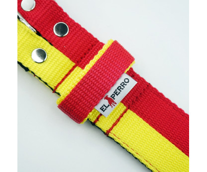Obroża JUICY TRIPLE KENNEL Double Color  4 cm