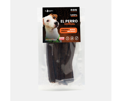 EL PERRO Cookies -  DUCK + BEETROOT