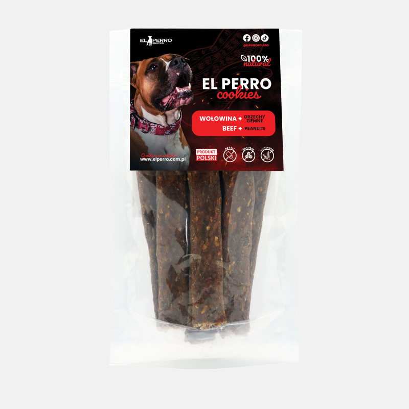 EL PERRO Cookies - BEEF + PEANUTS