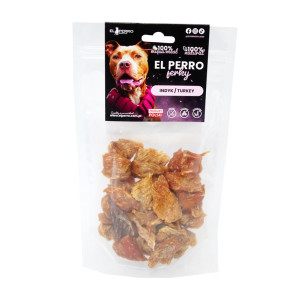 EL PERRRO Jerky  TURKEY MEDIUM BITES