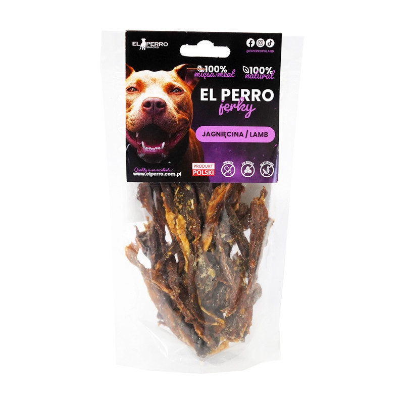 EL PERRRO Jerky -  LAMB STRIPS