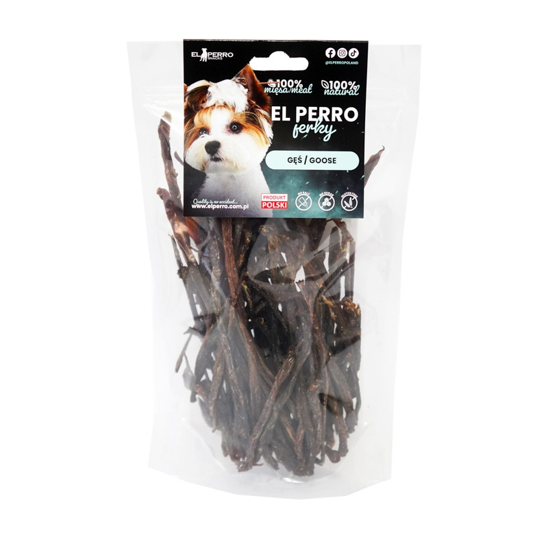 EL PERRRO Jerky GĘŚ PASKI