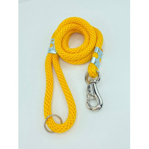 EXCLUSIVE CHROME BULL ROPE LEAD 180CM/16MM