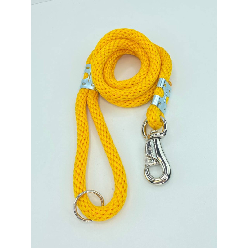 EXCLUSIVE CHROME BULL ROPE LEAD 180CM/16MM