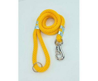 EXCLUSIVE CHROME BULL ROPE LEAD 180CM/16MM