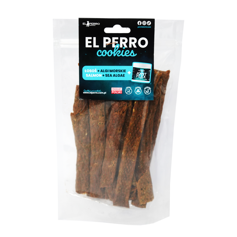 EL PERRO cookies  ŁOSOŚ + ALGI MORSKIE + JOINT FLEX MARINE