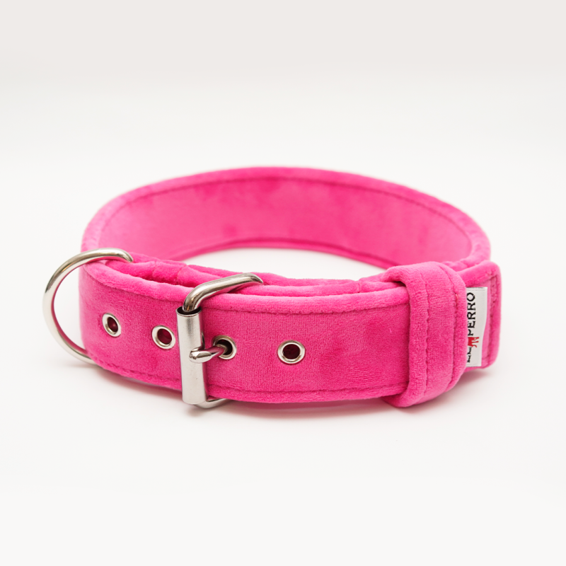 Obroża z półkolem KENNEL GLAMOUR Soft 4 cm