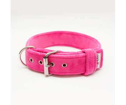 Obroża z półkolem KENNEL GLAMOUR Soft 4 cm