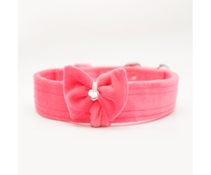 Obroża z półkolem KENNEL GLAMOUR Soft 4 cm