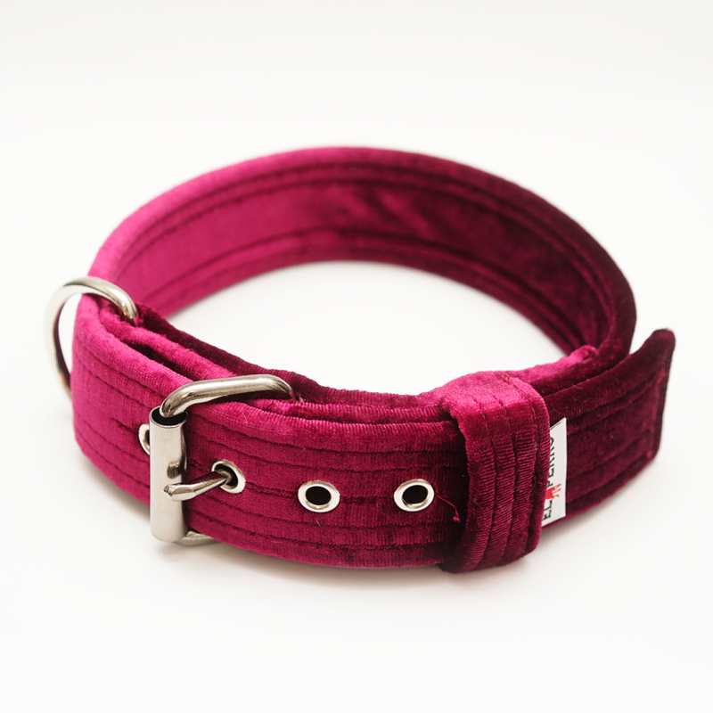 Obroża z półkolem KENNEL GLAMOUR Glossy 4 cm