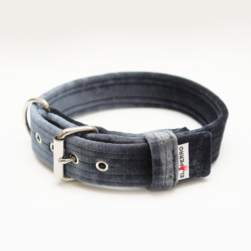 Obroża z półkolem KENNEL GLAMOUR Glossy 4 cm