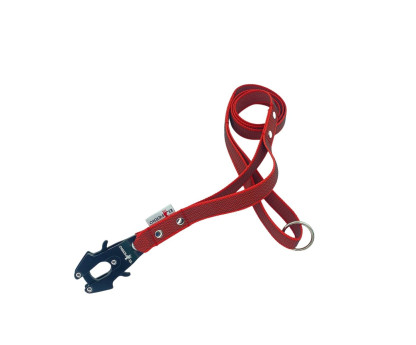 Smycz GUMOWANA EXTREME z dwiema rączkami 2,5 cm