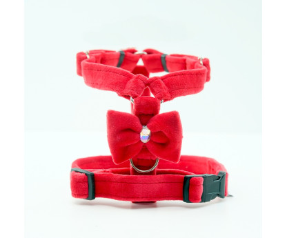 Adjustable harness GLAMOUR CLICK Soft 2,5 cm