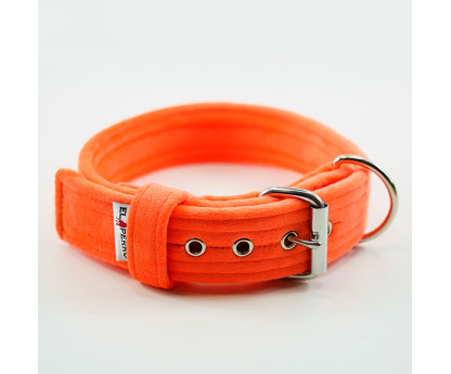 Obroża z półkolem KENNEL GLAMOUR Soft 4 cm