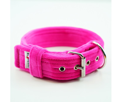 Obroża z półkolem KENNEL GLAMOUR Soft 4 cm