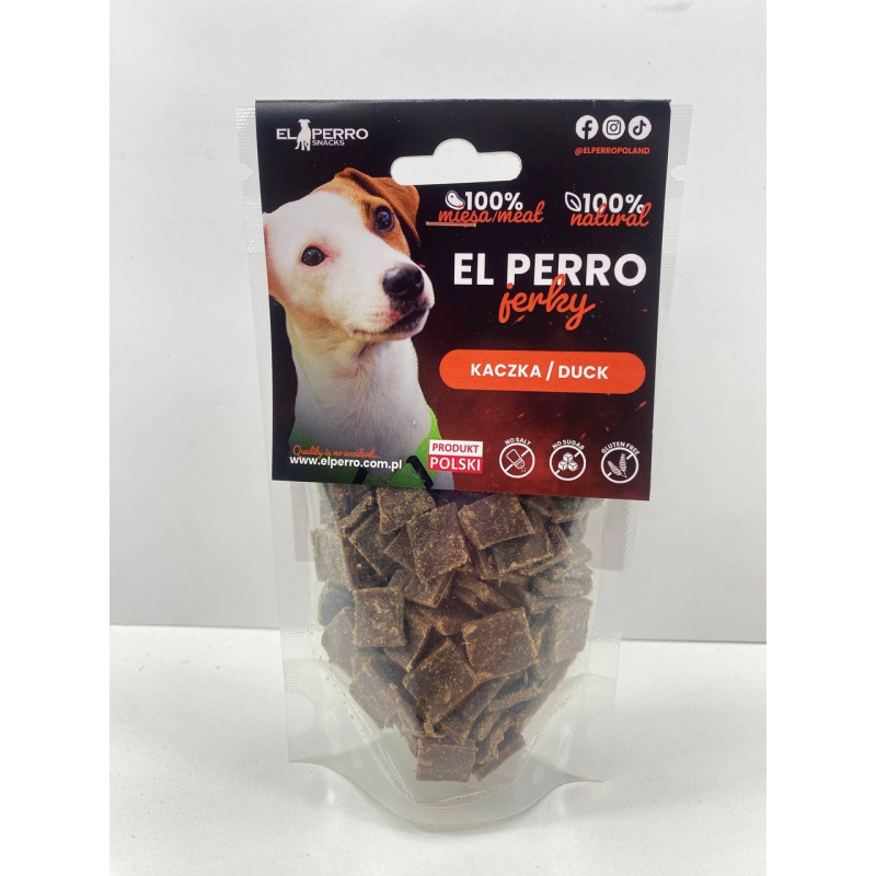 EL PERRO Jerky KACZKA TRESERKI