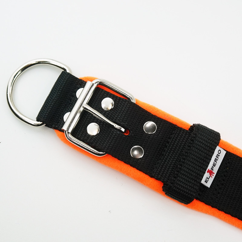 Obroża z półkolem JUICY FLEECE COMFORT KENNEL 5 cm