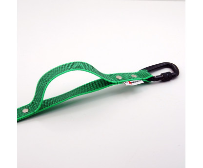 Smycz z 2,5 rączkami TWIST LOCK GUMOWANA 2,5 cm
