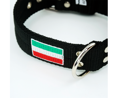 DOUBLE FLAG COLLAR 4CM