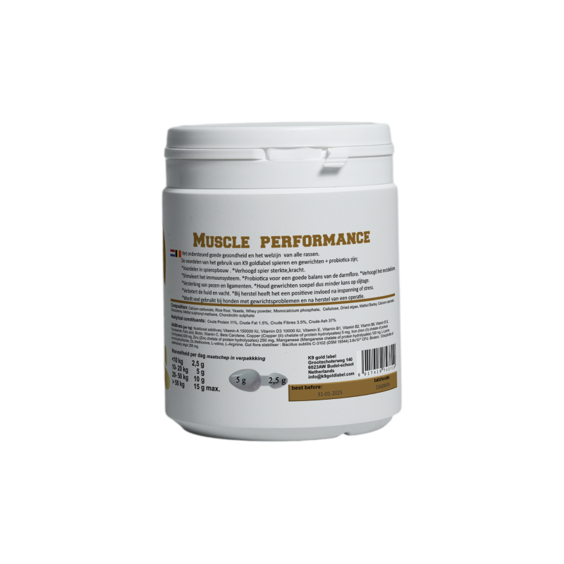 Muscle Performance K9 Gold Label – mięśnie, stawy i kondycja psa